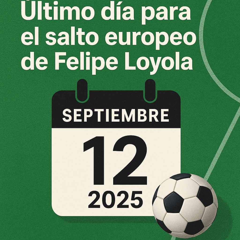 Último día para el salto europeo de Felipe Loyola